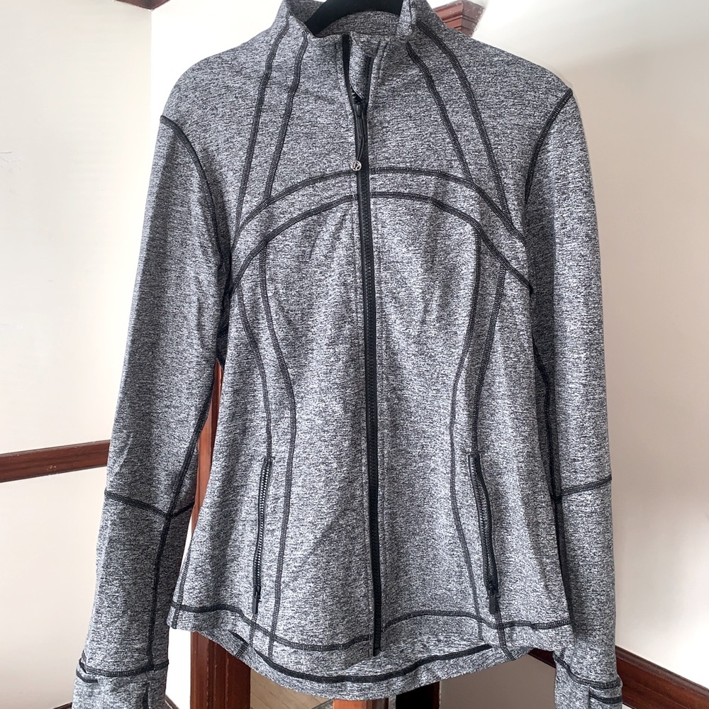 Lululemon grey/black zip up jacket